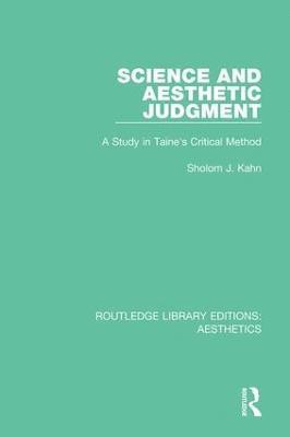 Science and Aesthetic Judgement 1