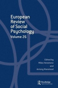 bokomslag European Review of Social Psychology: Volume 26