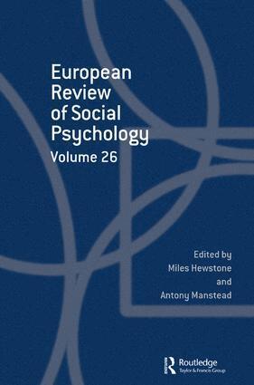 Miles Hewstone, Antony Manstead - European Review of Social Psychology: Volume 26, Häftad