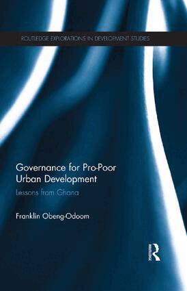 Franklin Obeng-Odoom - Governance for Pro-Poor Urban Development, Häftad