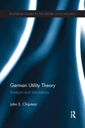 John Chipman - German Utility Theory, Häftad