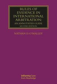 bokomslag Rules of Evidence in International Arbitration