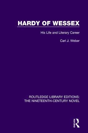 Carl Weber - Hardy of Wessex, Inbunden