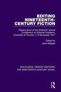 bokomslag Editing Nineteenth-Century Fiction