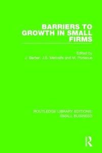 bokomslag Barriers to Growth in Small Firms