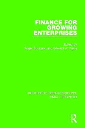 Roger Buckland, Edward W. Davis - Finance for Growing Enterprises, Inbunden