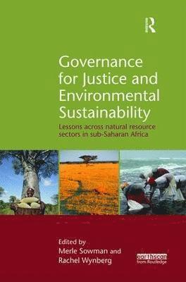 bokomslag Governance for Justice and Environmental Sustainability