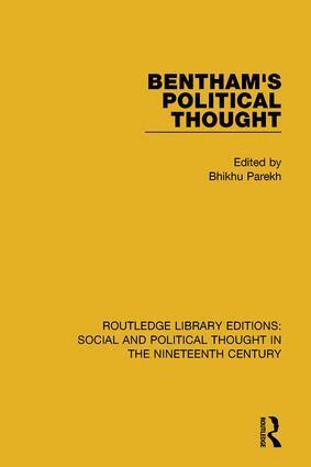 Bhikhu Parekh - Bentham's Political Thought, Häftad