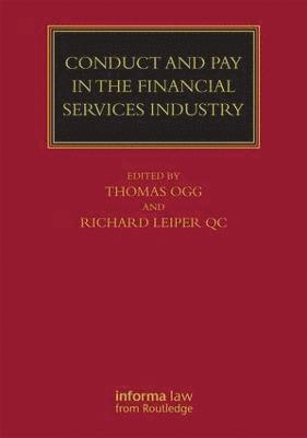bokomslag Conduct and Pay in the Financial Services Industry