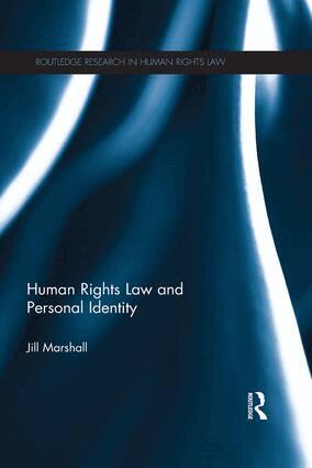 Jill Marshall - Human Rights Law and Personal Identity, Häftad
