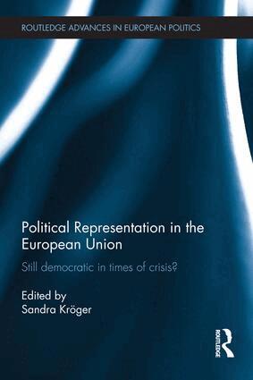 Sandra Kröger - Political Representation in the European Union, Häftad