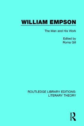 Roma Gill - William Empson, Inbunden