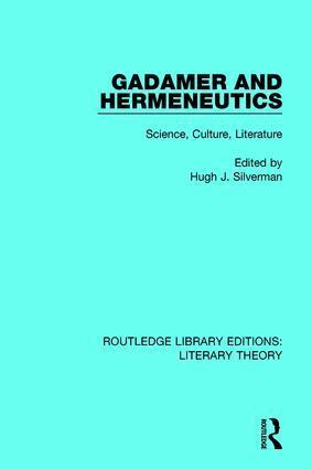 Hugh J. Silverman - Gadamer and Hermeneutics, Häftad