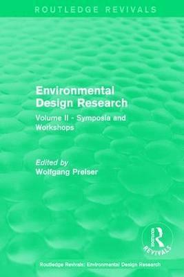 Wolfgang Preiser - Environmental Design Research, Inbunden