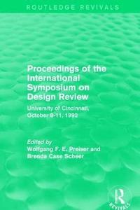 bokomslag Proceedings of the International Symposium on Design Review (Routledge Revivals)