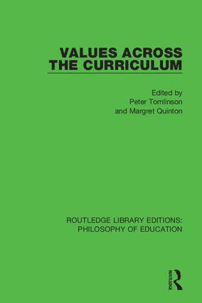 Peter Tomlinson, Margret Quinton - Values Across the Curriculum, Häftad