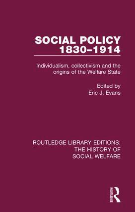 Eric J Evans - Social Policy 1830-1914, Inbunden