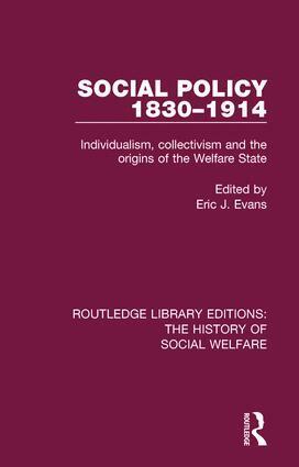 Eric J Evans - Social Policy 1830-1914, Häftad
