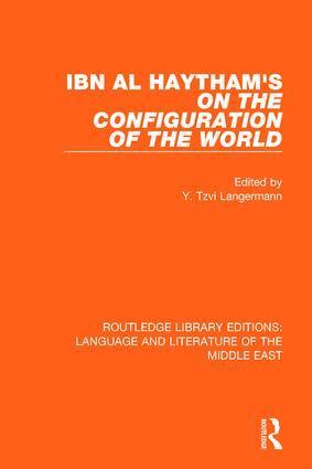 Y. Tzvi Langermann - Ibn al-Haytham's On the Configuration of the World, Häftad