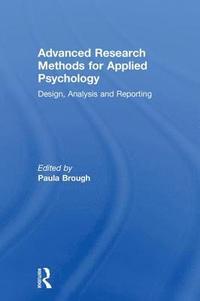 bokomslag Advanced Research Methods for Applied Psychology