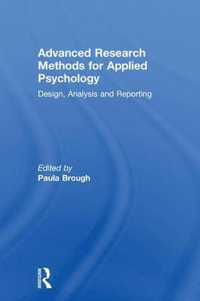 bokomslag Advanced Research Methods for Applied Psychology
