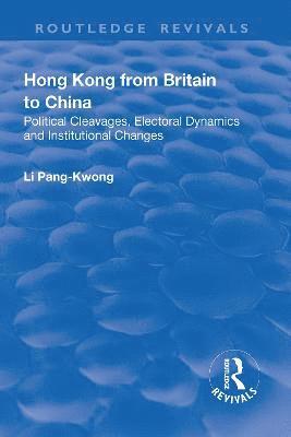 Hong Kong from Britain to China 1