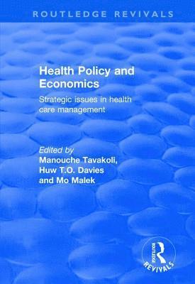 bokomslag Health Policy and Economics