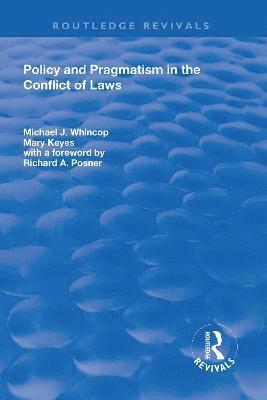 bokomslag Policy and Pragmatism in the Conflict of Laws