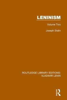 Joseph Stalin - Leninism, Inbunden