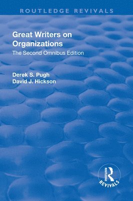 bokomslag Great Writers on Organizations