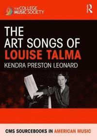 bokomslag The Art Songs of Louise Talma