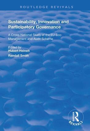 Hubert Heinelt, Randall Smith - Sustainability, Innovation and Participatory Governance, Inbunden