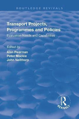 bokomslag Transport Projects, Programmes and Policies