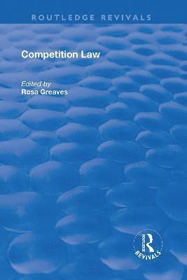 bokomslag Competition Law