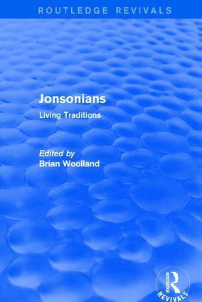 Brian Woolland - Jonsonians: Living Traditions, Häftad
