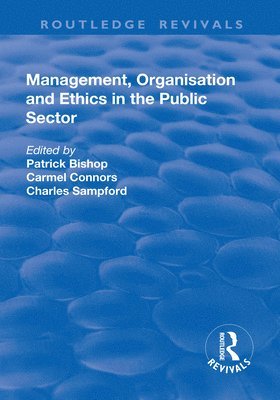 bokomslag Management, Organisation, and Ethics in the Public Sector