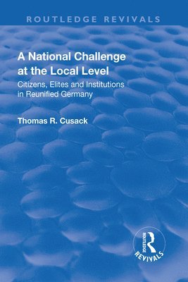 A National Challenge at the Local Level 1