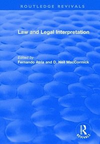 bokomslag Law and Legal Interpretation