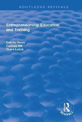 Entrepreneurship Education and Training 1