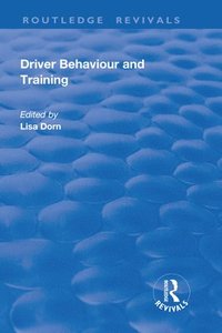 bokomslag Driver Behaviour and Training