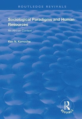 bokomslag Sociological Paradigms and Human Resources