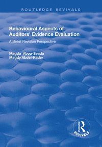 bokomslag Behavioural Aspects of Auditors' Evidence Evaluation