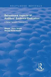 bokomslag Behavioural Aspects of Auditors' Evidence Evaluation