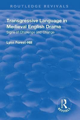 bokomslag Transgressive Language in Medieval English Drama