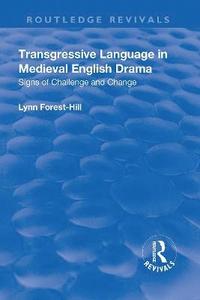 bokomslag Transgressive Language in Medieval English Drama