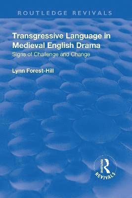 bokomslag Transgressive Language in Medieval English Drama