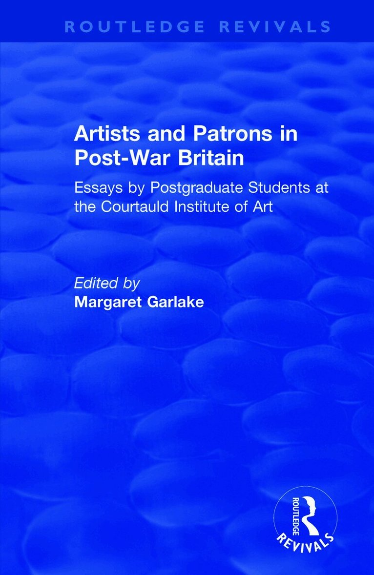 Artists and Patrons in Post-war Britain