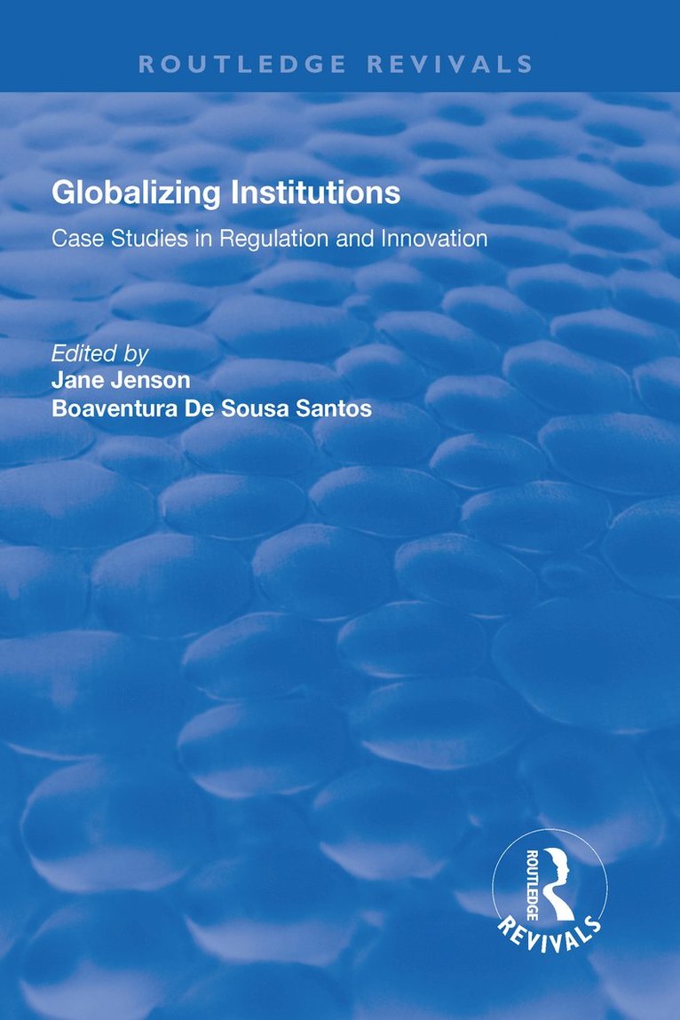 Jane Jenson, Boaventura de Sousa Santos, Boaventura De Sousa Santos - Globalizing Institutions, Inbunden