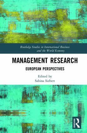 Sabina Siebert - Management Research, Inbunden