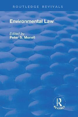 Peter S. Menell - Environmental Law, Inbunden